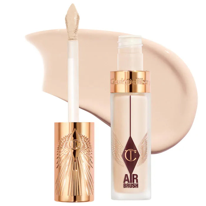 Charlotte Tilbury 
Airbrush Flawless Crease-Proof Long-Wear Blur Concealer with Hyaluronic Acid
Color: 3.5 Fair - Fair with netural warm undertones