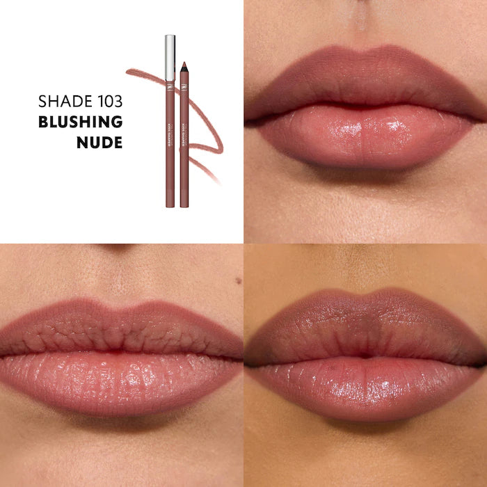 Yves Saint Laurent 
Kiss Shaper Long-Lasting Sculpting Lip Liner Color: 103 BLUSHING NUDE - medium mauve