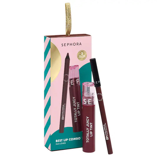SEPHORA COLLECTION 
Best Lip Combo Duo Gift Set: Totally Juicy Lip Tint & Lip Liner Color: Deep Nude