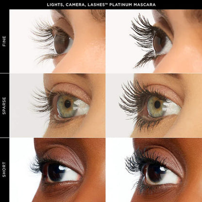 Tarte 
lights, camera, lashes™ 4-in-1 volumizing & conditioning platinum mascara Color: Black