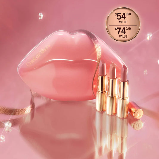 Charlotte Tilbury 
Mini Iconic Hollywood Lipstick Trio Gift Set