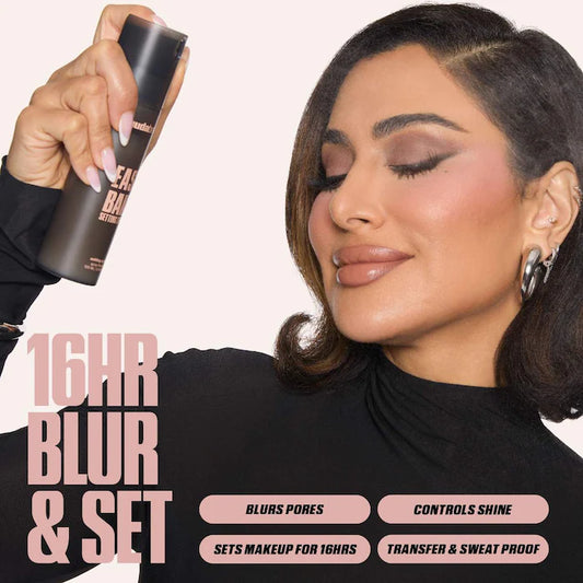 HUDA BEAUTY 
Easy Bake Blurring Setting Spray with 16-Hour Wear Size:100ml