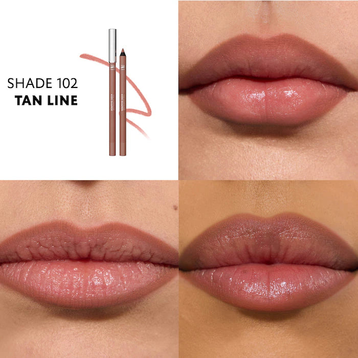 Yves Saint Laurent 
Kiss Shaper Long-Lasting Sculpting Lip Liner Color: 102 TAN LINE - warm brown nude