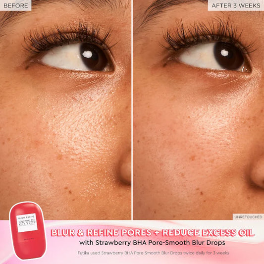 Glow Recipe Strawberry BHA Pore-Smooth Blur Drops Size: 1 oz / 30 mL