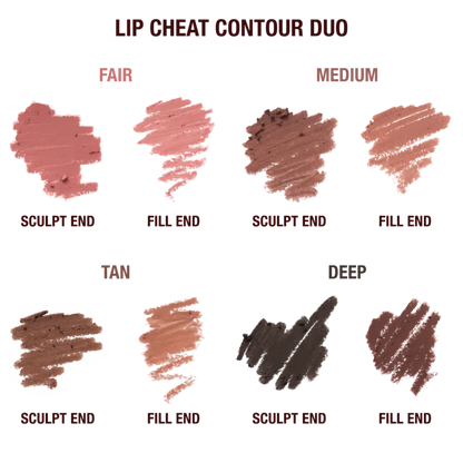 Charlotte Tilbury 
Super Nudes Lip Cheat Contour Duo Lip Liner Color: Fair - Sculpt: Light Cool Pink Nude Fill: Nude Pink Mauve
