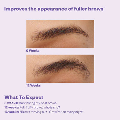 Kosas 
GrowPotion Fluffy Brow + Lash Boosting serum