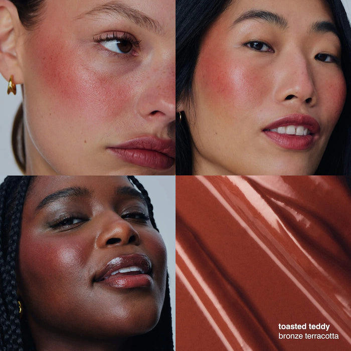 rhode 
Pocket Blush Buildable Hydrating Cream Blush Color: Toasted Teddy - bronze terracotta