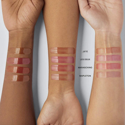 MERIT 
Shade Slick Hydrating Tinted Lip Oil Color: Jeté - sheer natural
