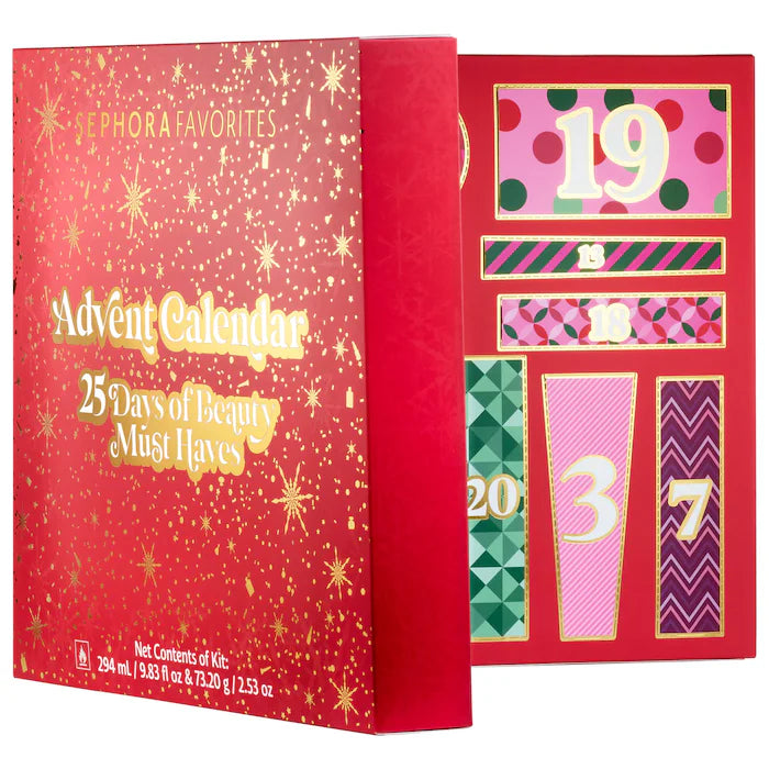Sephora Favorites 
25 Days of Beauty Must Haves Advent Calendar