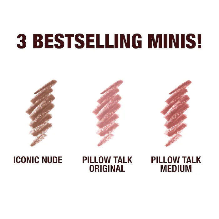 Charlotte Tilbury 
Mini Iconic Lip Cheat Lip Liner Trio
