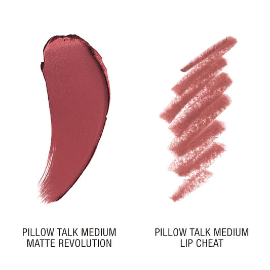 Charlotte Tilbury 
Mini Pillow Talk Lipstick & Liner Set Color: Pillow Talk Medium - warm berry pink