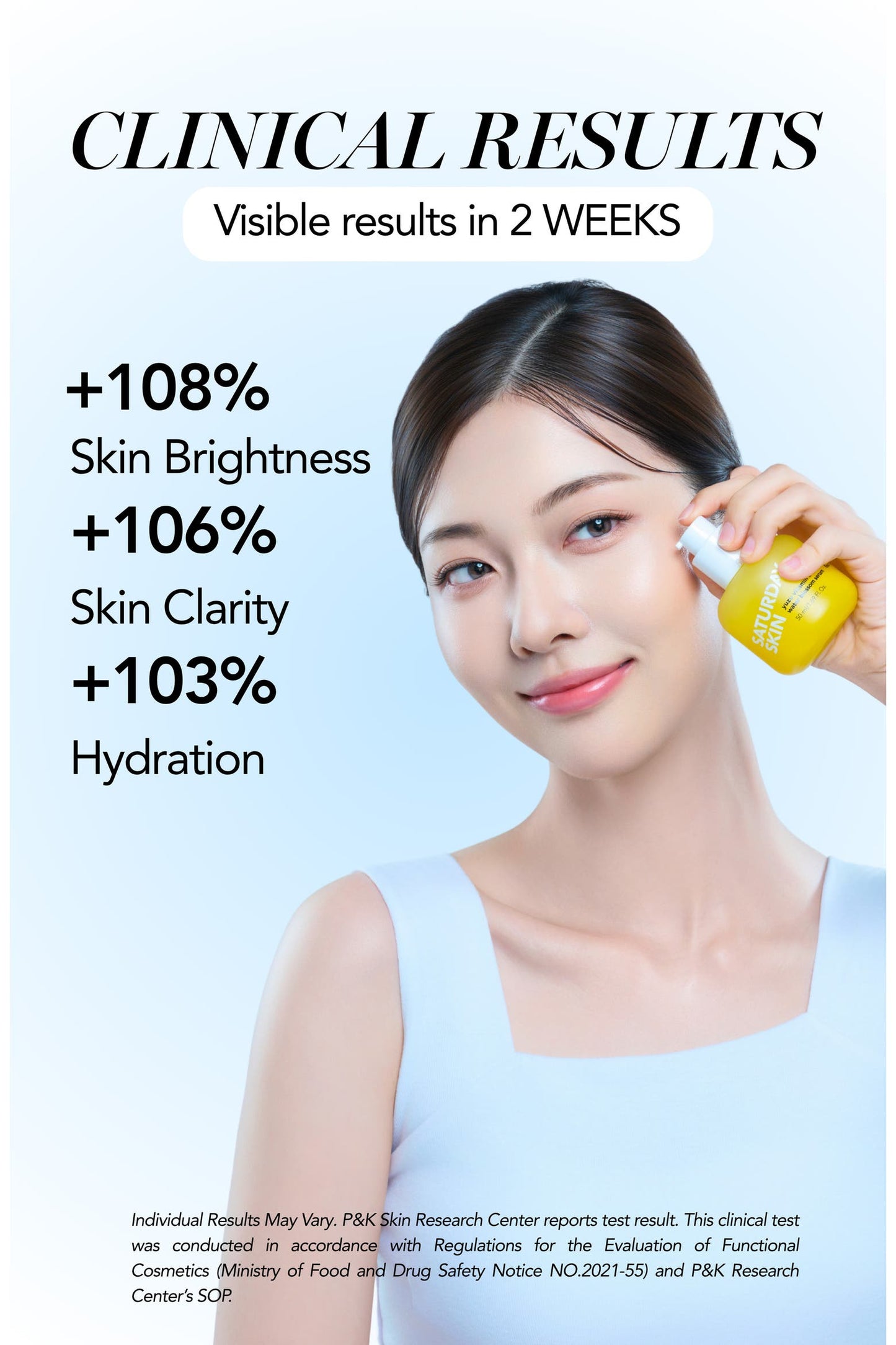 Saturday Skin Yuzu Vitamin C+ Water Blossom Serum Size 50ml