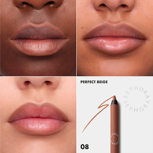 SEPHORA COLLECTION 
Colorful 8HR Longwear Transferproof Lip Liner Color: 08 Perfect Beige - matte classic nude beige