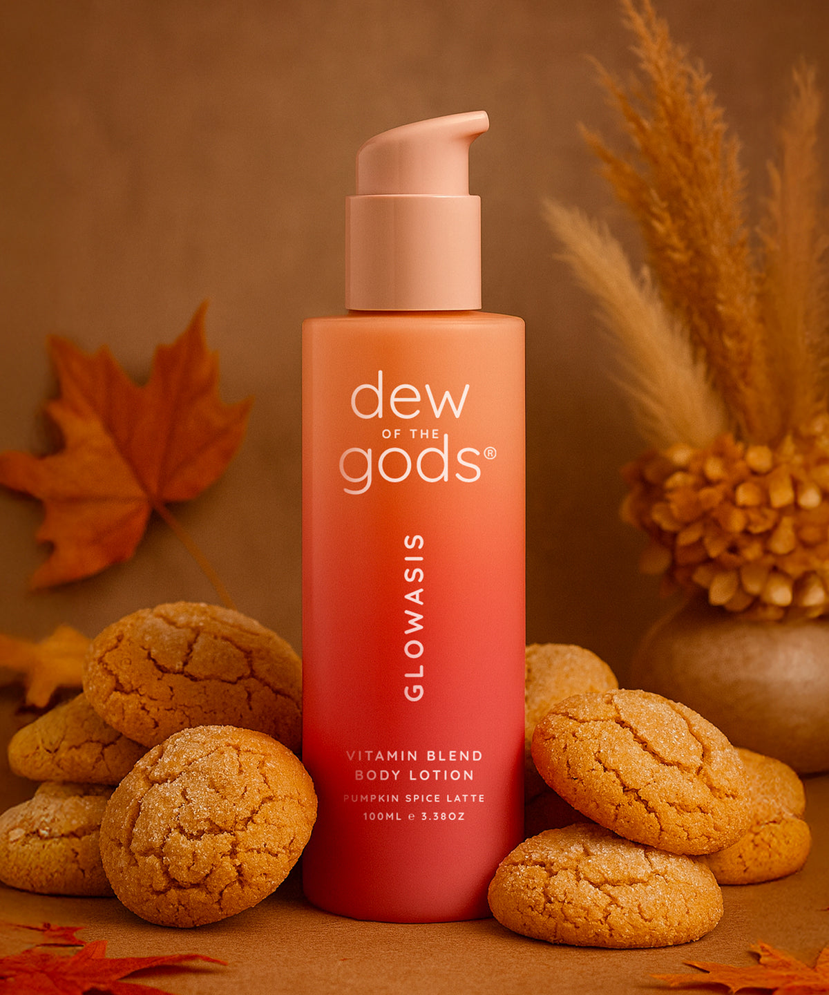 DEW OF THE GODS
Glowasis Vitamin Blend Body Lotion in Pumpkin Sugar Cookie 100ml