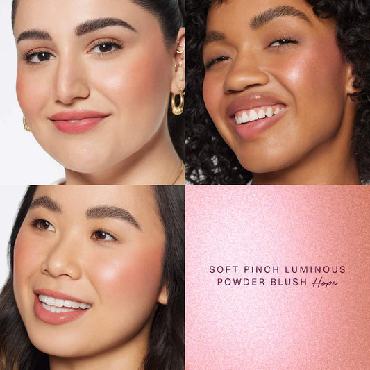 Rare Beauty by Selena Gomez 
Soft Pinch Luminous Powder Blush Color: Hope - nude mauve