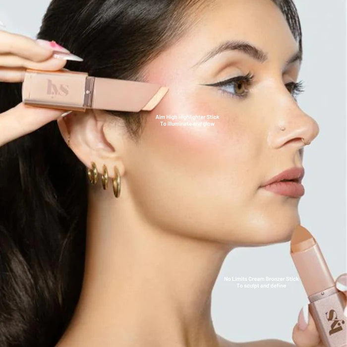 LYS Beauty 
Mini Glow Worthy Light Bronzer and Highlighter 2-Piece Set Color: Courage/Brave