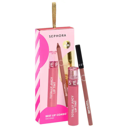 SEPHORA COLLECTION 
Best Lip Combo Duo Gift Set: Totally Juicy Lip Tint & Lip Liner Color: Light Nude