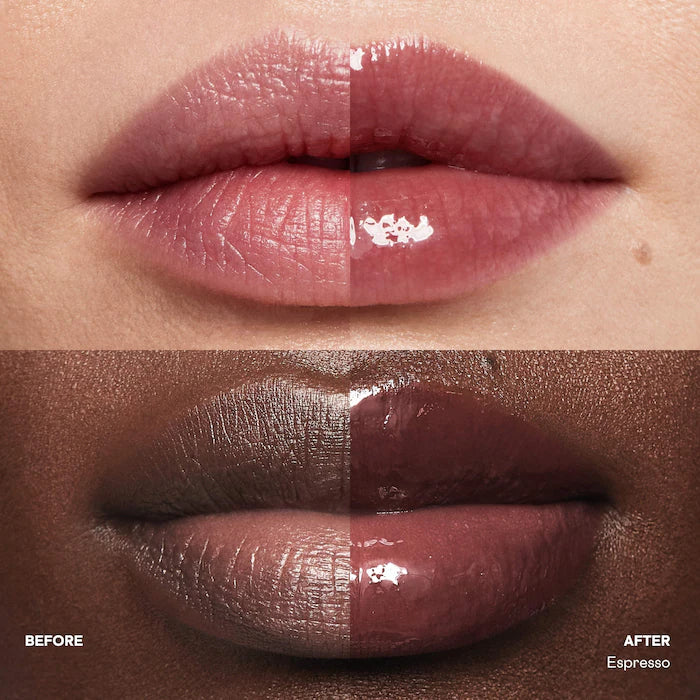 PATRICK TA 
Major Moisture Smoothing and Hydrating Tinted Lip Balm with Vitamin E Color: Espresso - Deep Brown | rich coffee scent