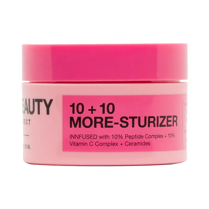 INNBEAUTY PROJECT 
10 + 10 Moisturizer with 10% Vitamin C + 10% Peptide Complex + Ceramides Size:50ml
