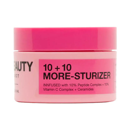 INNBEAUTY PROJECT 
10 + 10 Moisturizer with 10% Vitamin C + 10% Peptide Complex + Ceramides Size:50ml