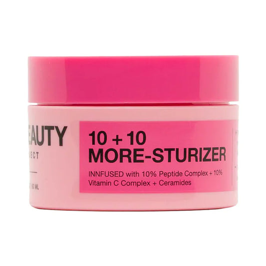 INNBEAUTY PROJECT 
10 + 10 Moisturizer with 10% Vitamin C + 10% Peptide Complex + Ceramides Size:50ml
