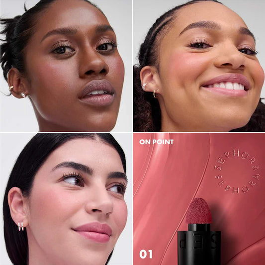 SEPHORA COLLECTION 
Blush & Go Longwear Matte Liquid Blush For Lip and Cheek Color: 01 On Point - dusty rose matte