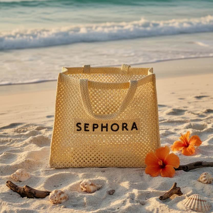 Sephora Crochet Tote Bag