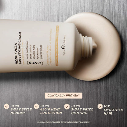 Gisou 
Honey Milk 5-in-1 Styling Cream Size:150ml