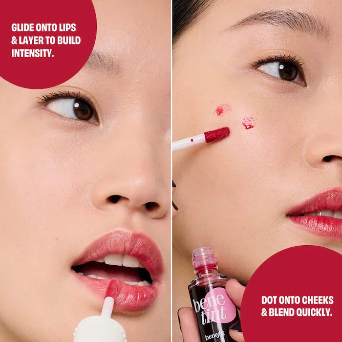 Benefit Cosmetics 
Benetint Liquid Lip Tint & Cheek Stain Color: Benetint - rose tinted lip & cheek stain