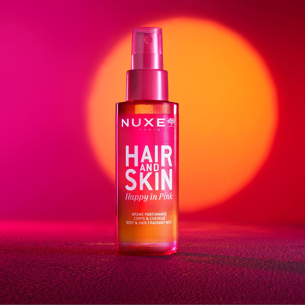 Nuxe Paris HAIR AND SKIN Happy In Pink Body and hair fragrant mist