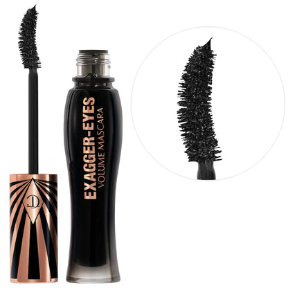 Charlotte Tilbury 
Exagger-eyes Volumizing and Curling Mascara Color: Exagger-black - black