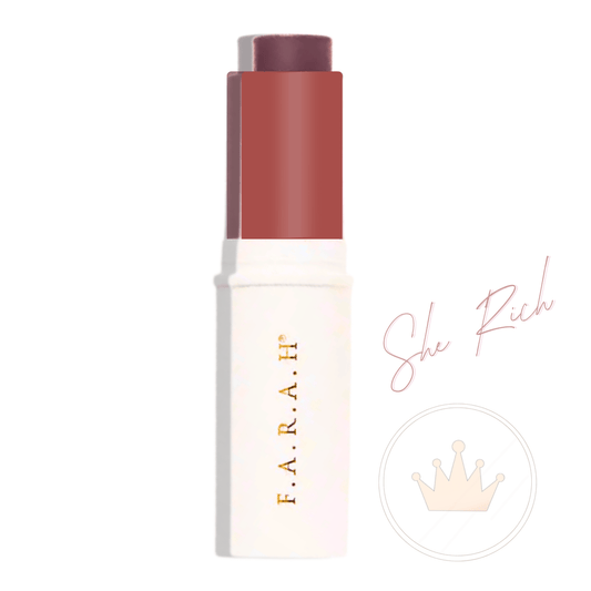 F.A.R.A.H's Creamy Malai Blush Shade She Rich Deep Mauve