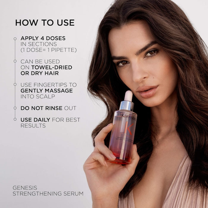 Kérastase 
Genesis Strengthening Scalp and Hair Serum Size: 90 mL