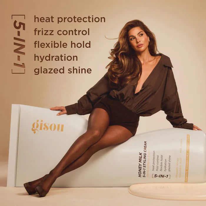 Gisou 
Honey Milk 5-in-1 Styling Cream Size:150ml