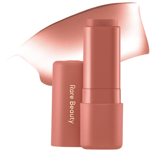 Rare Beauty by Selena Gomez 
Find Comfort Lip Butter Balm + Overnight Mask with Hyaluronic Acid Butter Color: Loved - tea rose | subtle vanilla scentNew