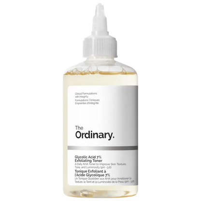 The Ordinary 
Glycolic Acid 7% Exfoliating and Brightening Daily Toner Size:240 mL