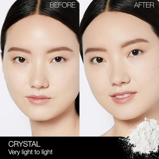 NARS 
Light Reflecting Pressed Setting Powder Color: Crystal - very light to light