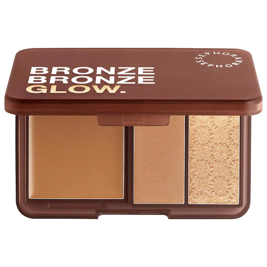 SEPHORA COLLECTION 
Bronze Bronze Glow Face Palette Color: 03 Bronze To Impress - medium-tan golden bronze