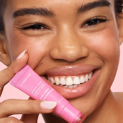 LANEIGE 
Lip Glowy Lightweight Hydration Balm with Shea Butter Scent: Sweet Candy