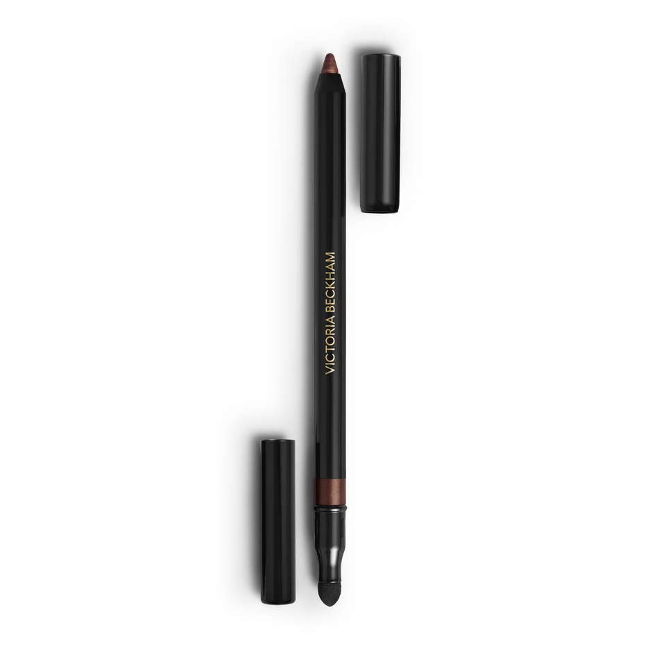 Victoria Beckham Satin Kajal Liner Longwear Waterproof Eyeliner Shade Cinnamon - A warm shimmer brown
