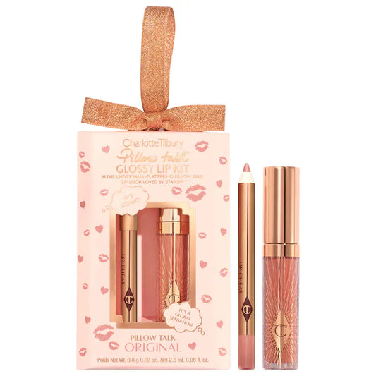 Charlotte Tilbury 
Mini Pillow Talk Glossy Lip Duos Color: Original