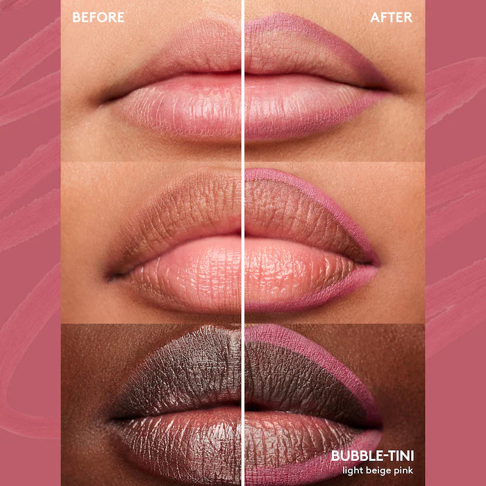 Fenty Beauty by Rihanna 
Trace'd Out Longwear Waterproof Pencil Lip Liner Color: Bubble Tini - light beige pink