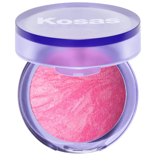 Kosas 
Blush is Life Baked Talc-Free Dimensional + Brightening Blush Color: Butterflies - cool baby pink