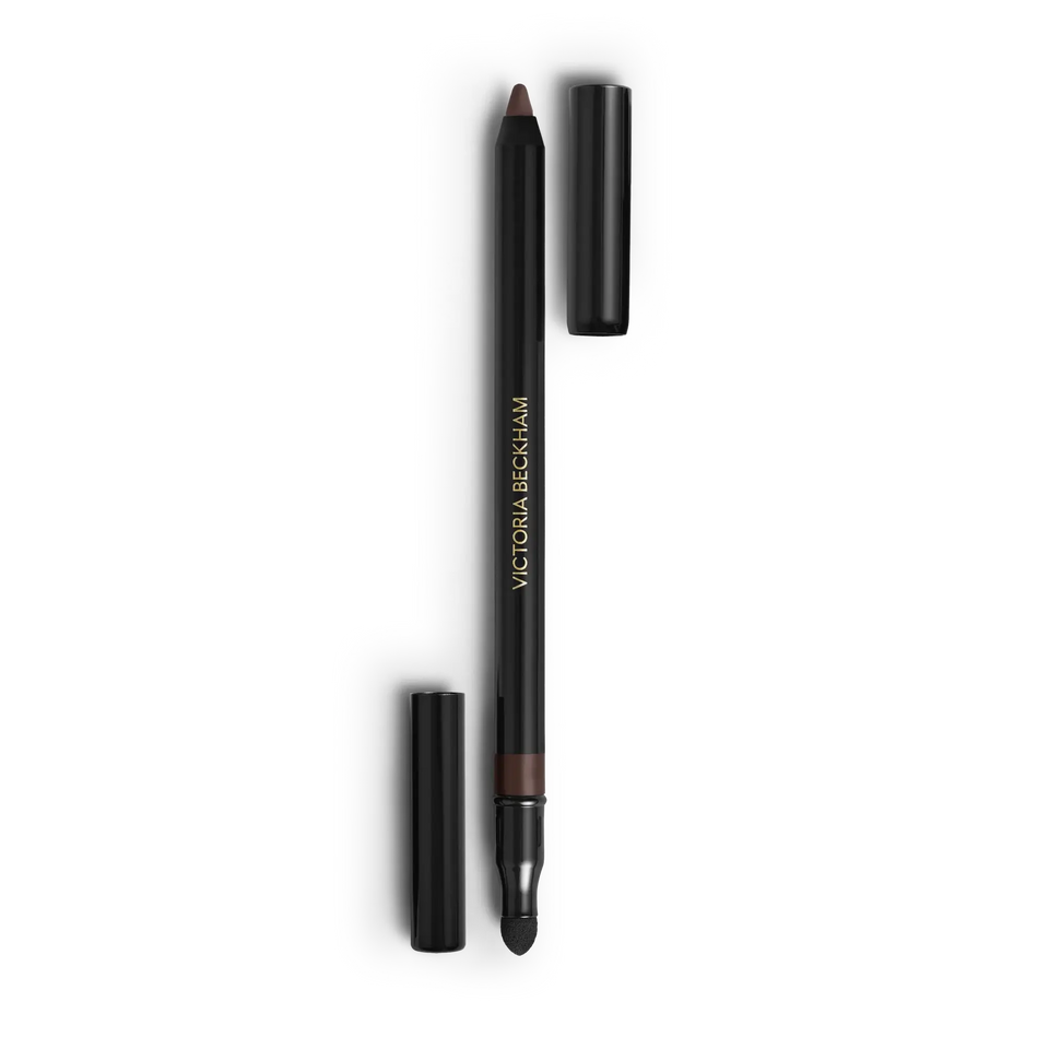 Victoria Beckham Satin Kajal Liner Longwear Waterproof Eyeliner Shade Cocoa - a decadent rich matte brown.