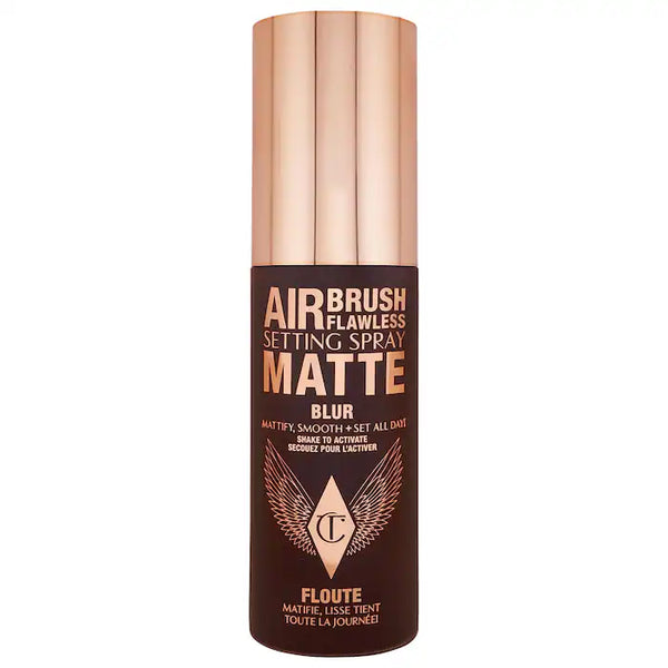 Charlotte Tilbury 
Mini Airbrush Flawless Matte Blurring & Waterproof Setting Spray Size 34ml