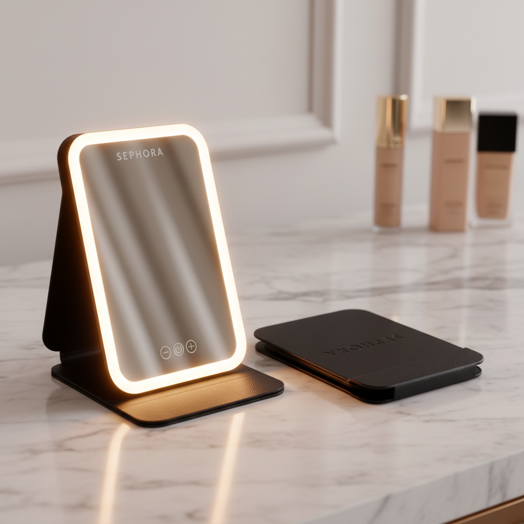 Sephora Collection Foldable LED tabletop mirror