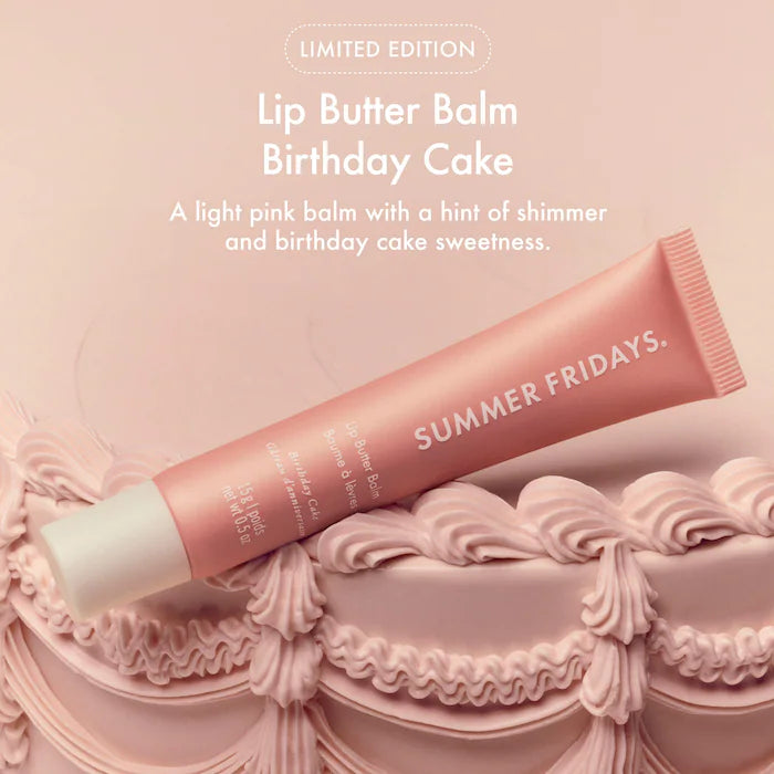 Summer Fridays 
Sweet Pink Duo with Birthday Cake + Strawberry Soft Serve Lip Butter Balm