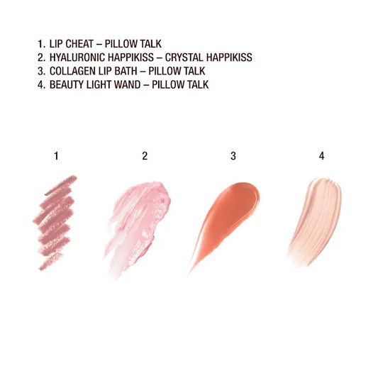 Charlotte Tilbury 
Pillow Talk Iconic Lip and Cheek Secrets Set Color: Original