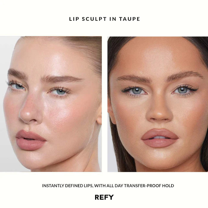 REFY 
Lip Sculpt Longwear Liner Color: Taupe - light neutral brown