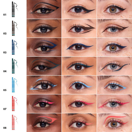 SEPHORA COLLECTION 
Intense Ink 12HR Classic Felt Eye Liner Color:04 True Teal